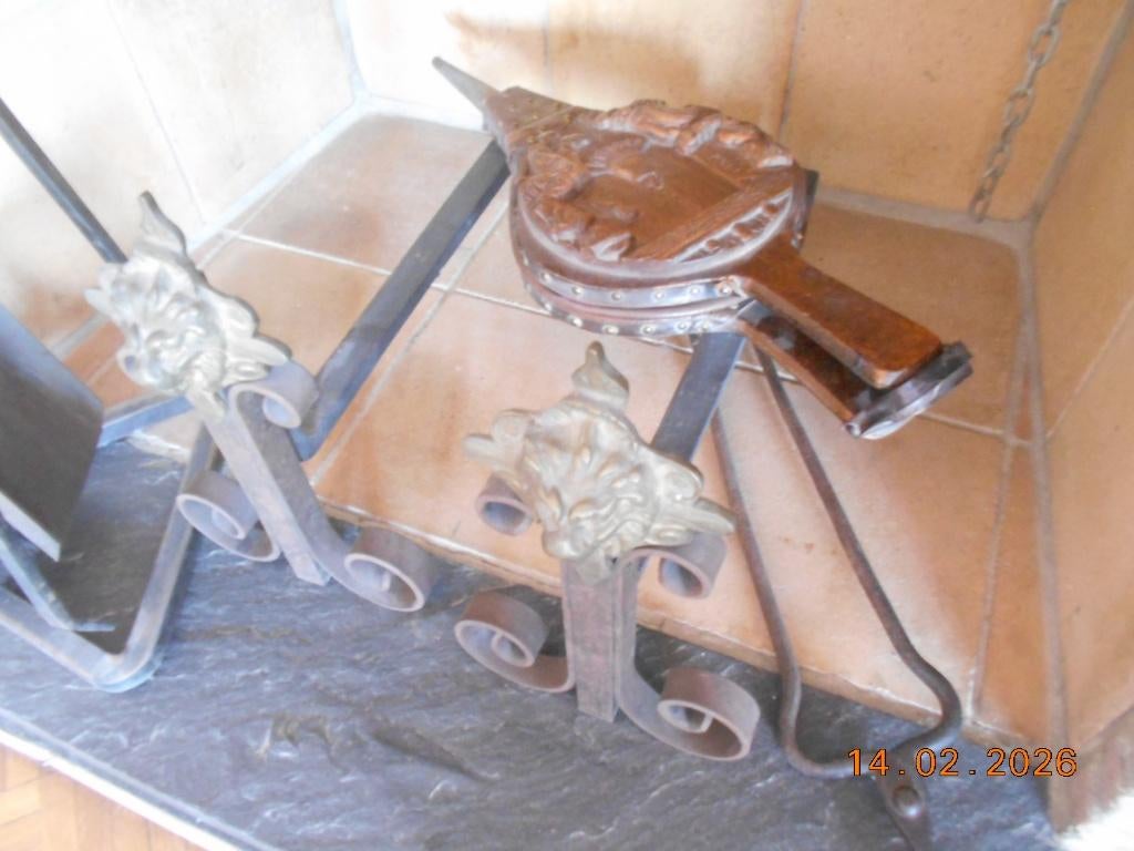 Objets pour cheminée/feu ouvert, Maison & Meubles, Cheminées, Utilisé, Cheminée au bois, Enlèvement