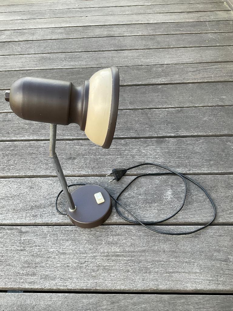 Bureaulamp vintage, Ophalen, Gebruikt, Metaal, Minder dan 50 cm