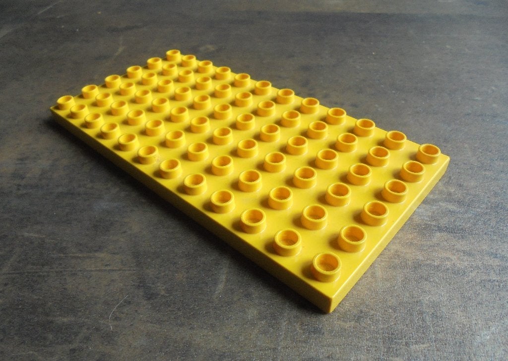 Lego Duplo Baseplate 6x12 (zie foto's), Ophalen of Verzenden, Gebruikt, Losse stenen, Duplo