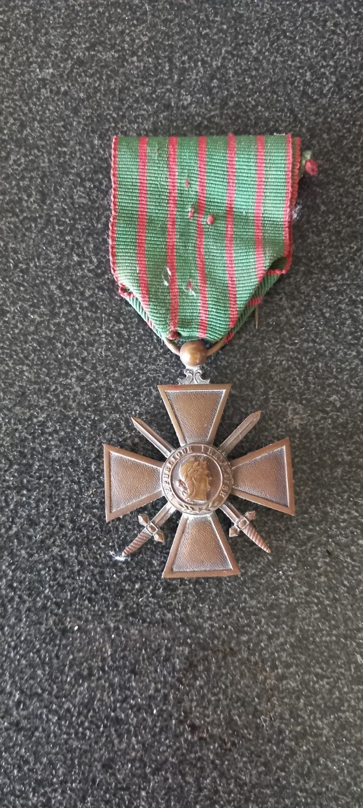 Franse Medaille WO1  1914-1917, origineel, Verzamelen, Ophalen of Verzenden