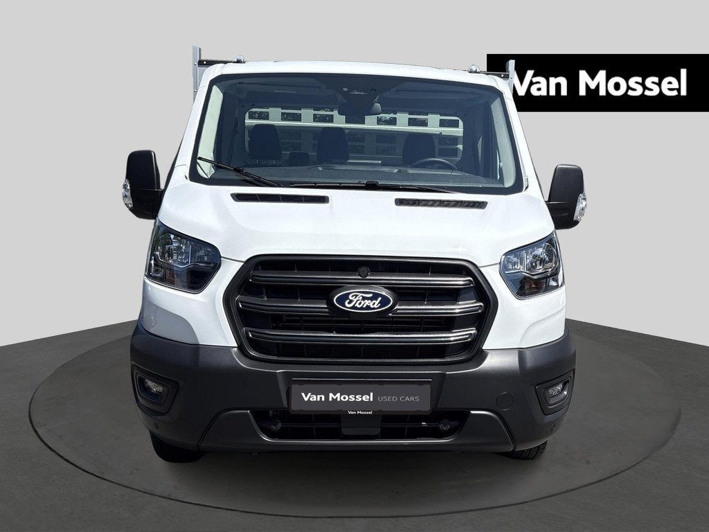 Ford Transit 350L 165ch A10 RWD|Trend|Open laadbak|sleep 3.5, Auto's, Automaat, 4 cilinders, Wit, Bedrijf