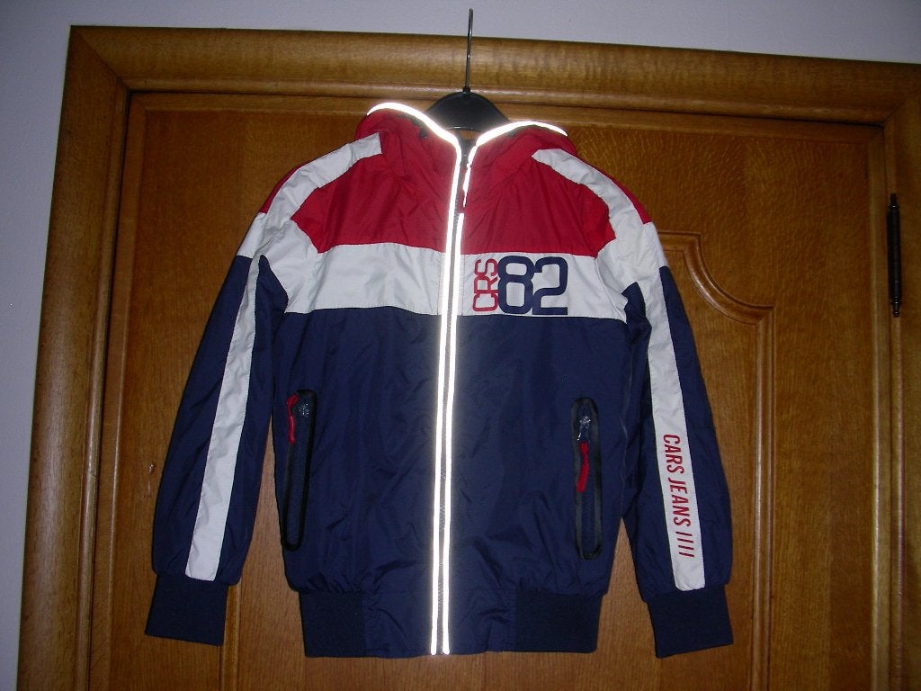 Regenvest met kap en rits, Cars Jeans, 128, 8 jr, Kinderen en Baby's, Kinderkleding | Maat 128, Ophalen of Verzenden, Zo goed als nieuw