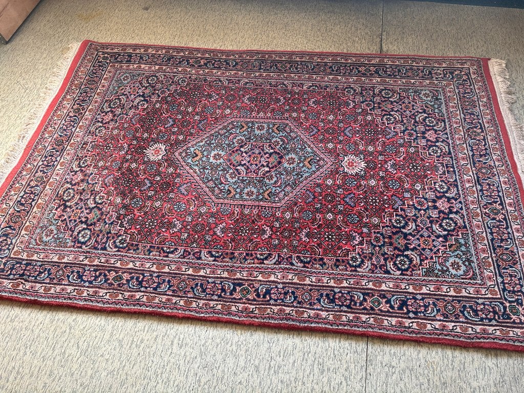 Mat, Huis en Inrichting, Stoffering | Tapijten en Vloerkleden, Ophalen, Gebruikt, Rood