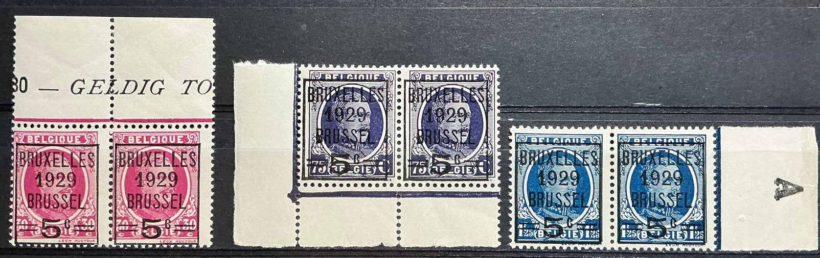 LOT 559. OBP : 273/75-Cu. HOUYOUX. MNH., Neuf, Enlèvement ou Envoi, Non oblitéré, Gomme originale