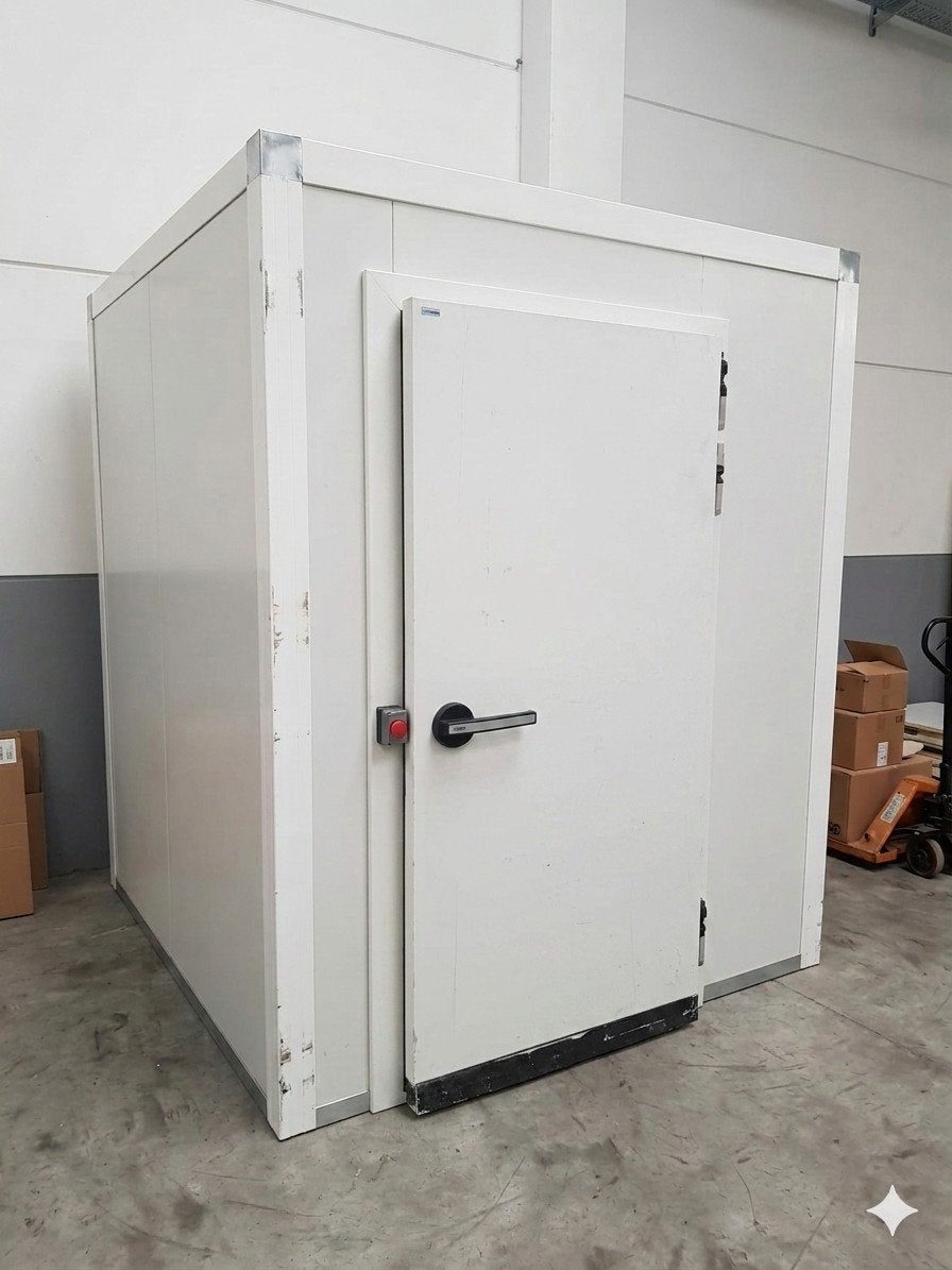 Chambre froide modulaire démontable avec porte isotherme., Jardin & Terrasse, Stockage & Armoires de jardin, Enlèvement ou Envoi