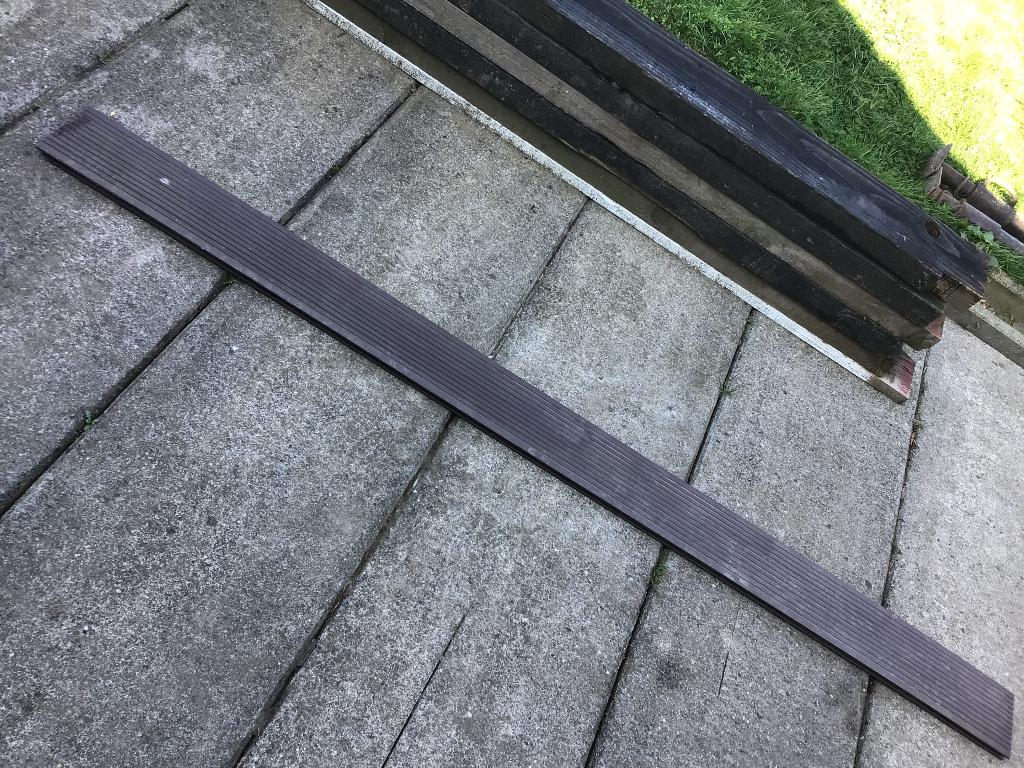 Bruine Composieten vloerdelen, Ophalen, Gebruikt, Composiet