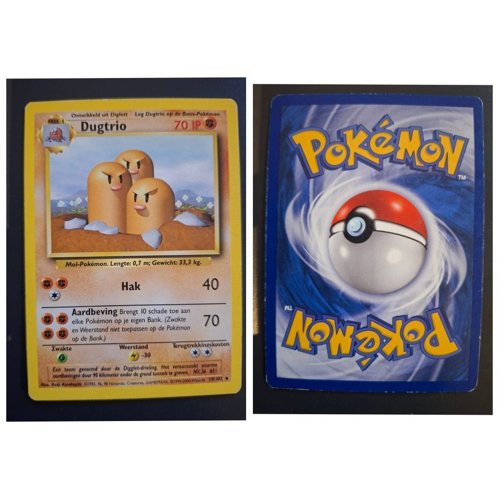 Dugtrio base set nl, Hobby en Vrije tijd, Ophalen of Verzenden, Nieuw, Losse kaart