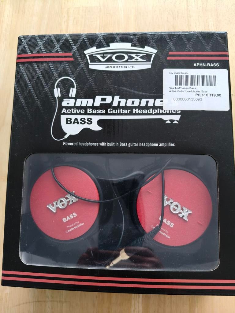 VOX amPhones actieve basgitaar hoofdtelefoon, Ophalen of Verzenden, Gebruikt, Basgitaar