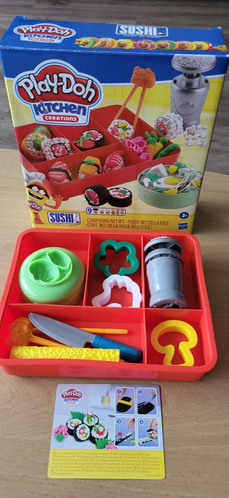 Sushi, PlayDoh Kitchen Creation, PlayDoh Hasbro, Kinderen en Baby's, Speelgoed | Educatief en Creatief, Ophalen, Zo goed als nieuw