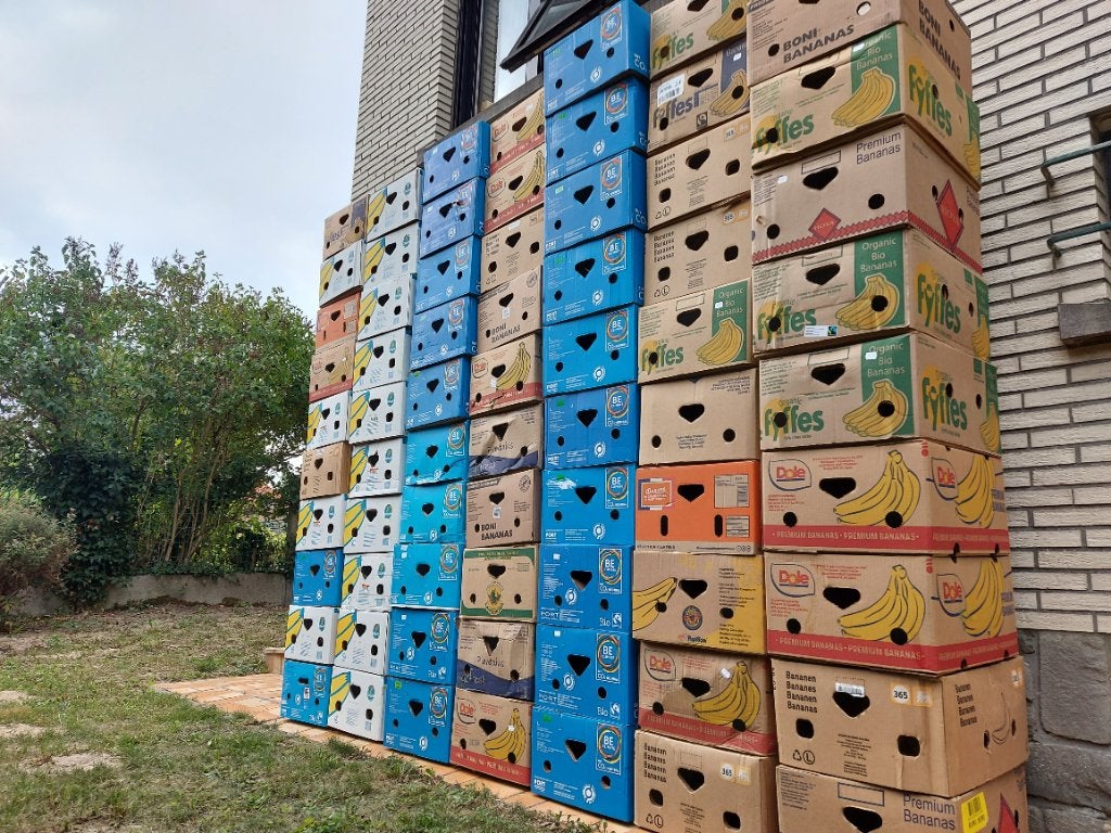 Bananendozen perfect als verhuisdozen of opbergdozen, Ophalen, Zo goed als nieuw, Opvouwbaar
