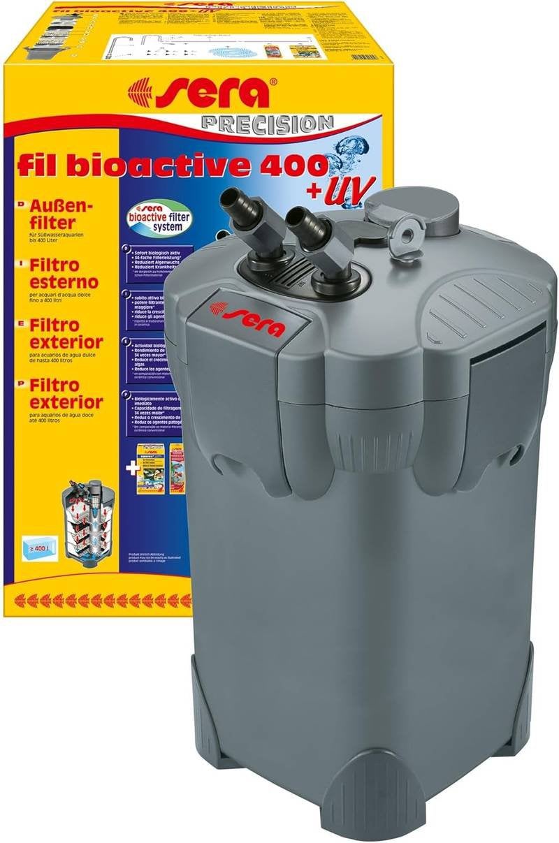 Sera fil bioactive 400 + UV buitenfilter, Dieren en Toebehoren, Ophalen of Verzenden, Gebruikt, Filter, Sera