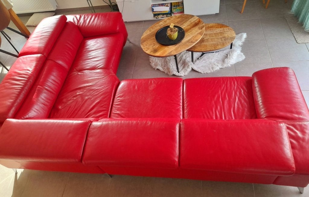 Zetel, Ophalen, 250 tot 300 cm, Gebruikt, Hoekbank