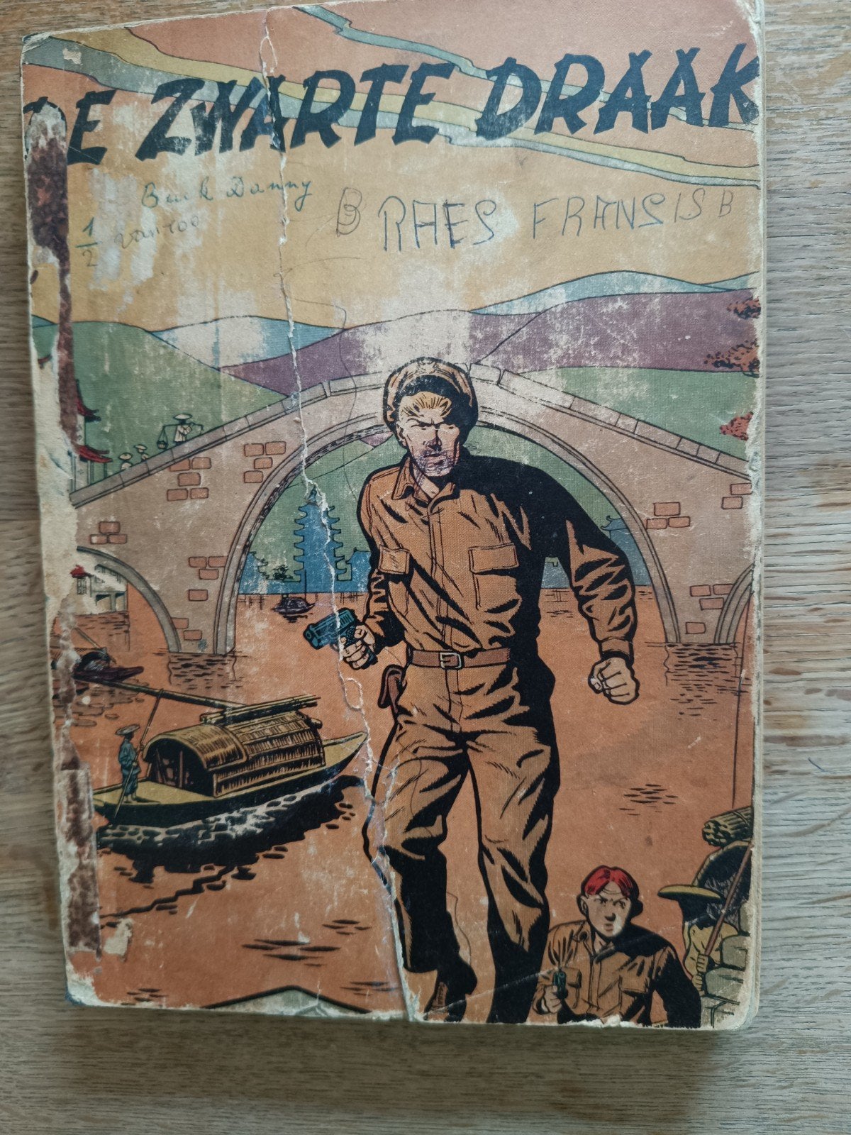 Zeer oude Strip van buck Danny, Boeken, Ophalen of Verzenden