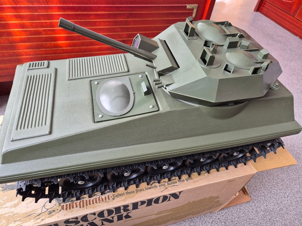 Action Man Scorpion Tank (Palitoy 34710), Enlèvement, Utilisé