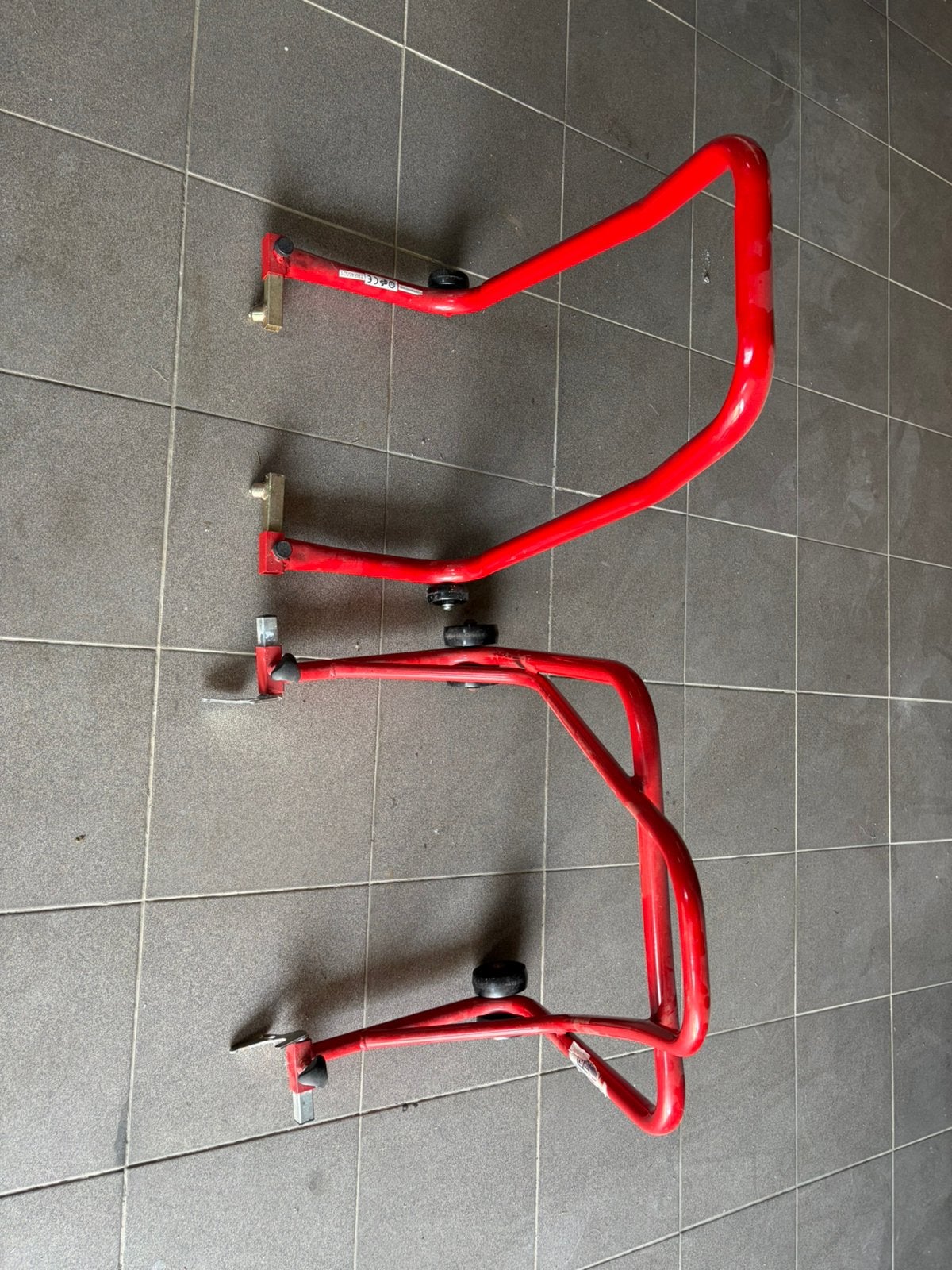 Support pour roues avant et arrière Moto, Enlèvement