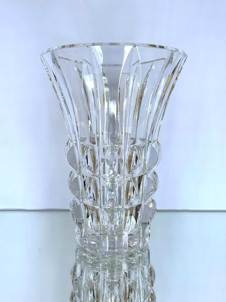 Val Saint Lambert Kristallen vaas - Aline - signatuur M, Antiek en Kunst, Antiek | Glaswerk en Kristal, Ophalen of Verzenden