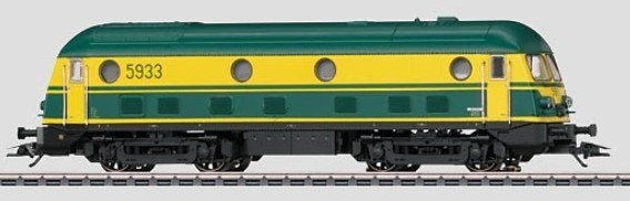 MARKLIN 37274 série 59 AC Digital SNCB 5933, Enlèvement ou Envoi, Courant alternatif, Comme neuf, Locomotive