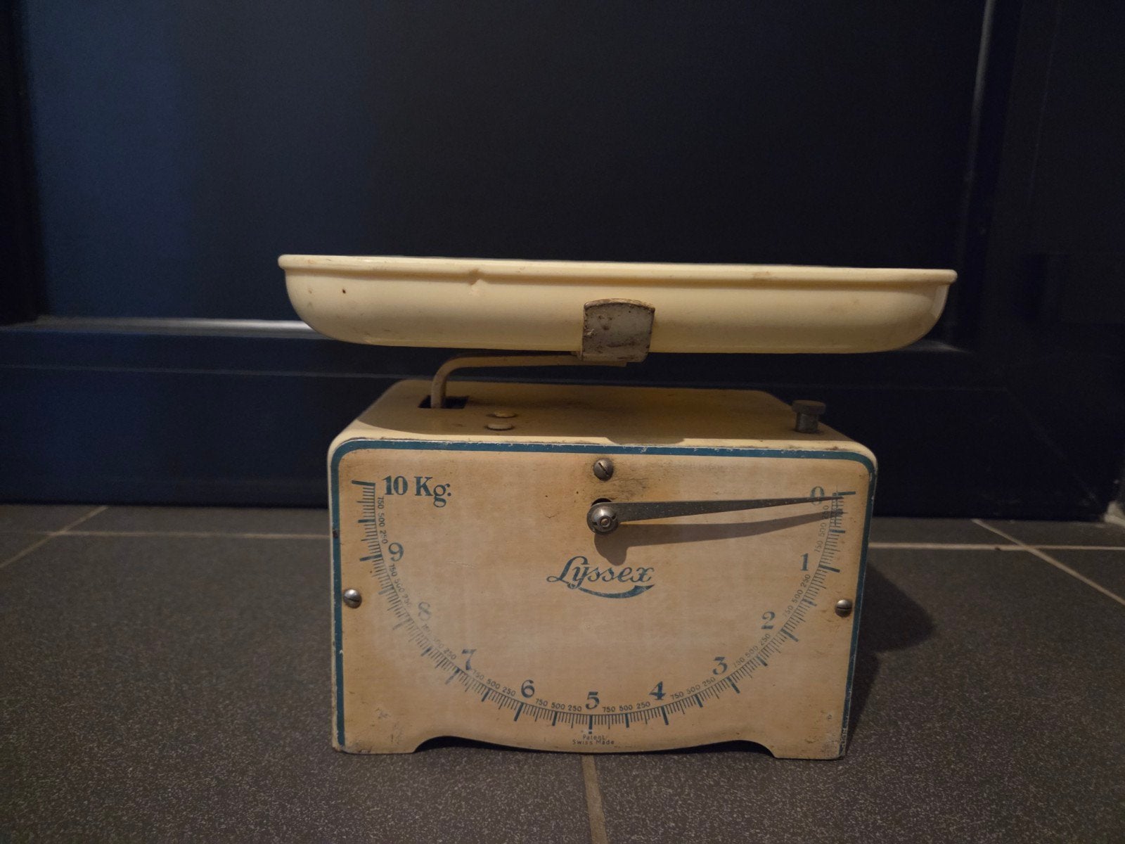 Vintage/Retro weegschaaltje Lyssex, Antiek en Kunst, Ophalen of Verzenden