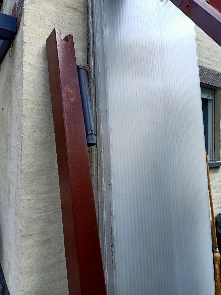 Meranti houten balken, diverse afmetingen, Tuin en Terras, Ophalen, Gebruikt, Hardhout, 180 tot 250 cm