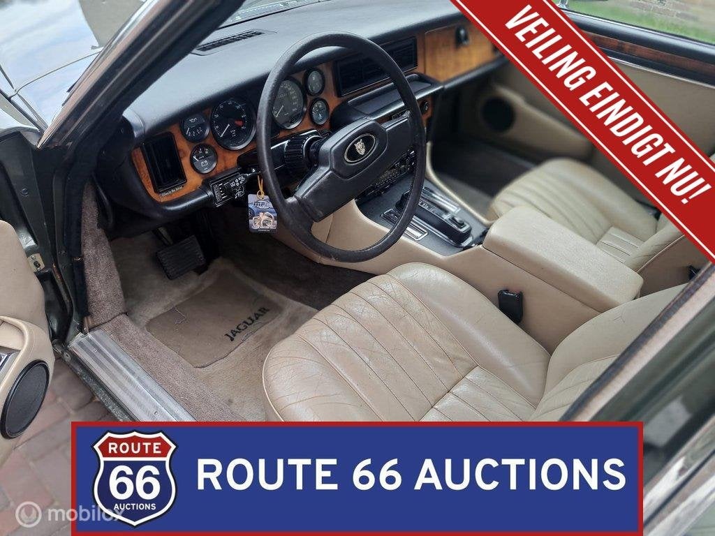 Jaguar XJ12 Series III | 1984 | Route 66 Auctions, Auto's, Zwart, Bedrijf, Handgeschakeld, Overige carrosserie