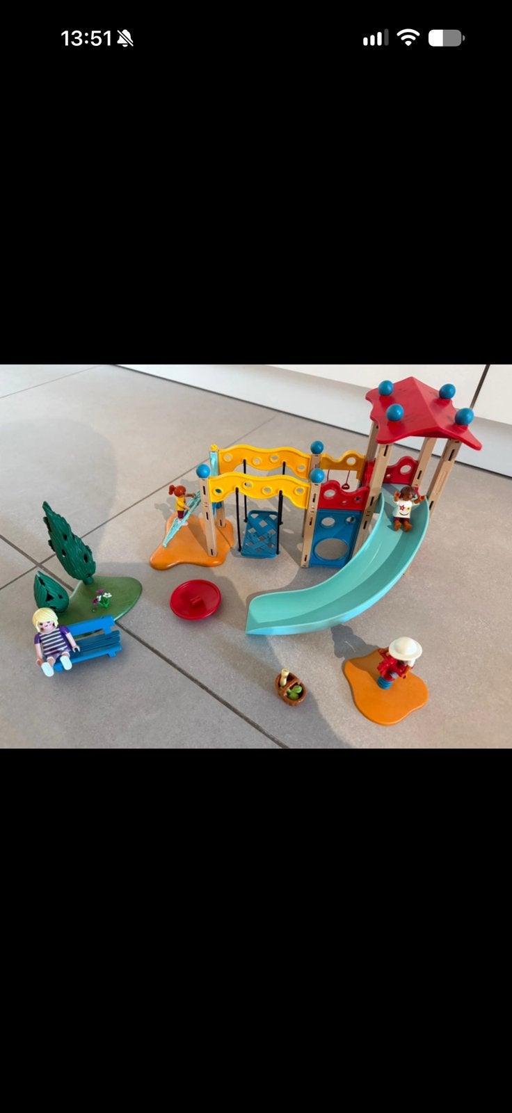 Playmobil speeltuin, Kinderen en Baby's, Ophalen of Verzenden, Zo goed als nieuw