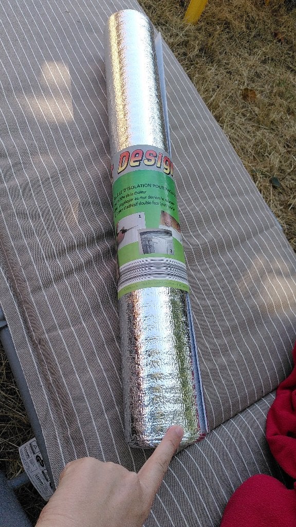 Isolerende radiatorfolie 6 rollen, Doe-het-zelf en Bouw, Ophalen, Nieuw, Overige materialen, Muurisolatie