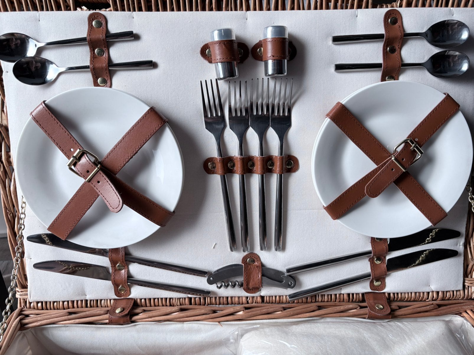 NIEUW - picknickmand 4 personen, Hobby en Vrije tijd, Picknickmanden, Ophalen, Nieuw