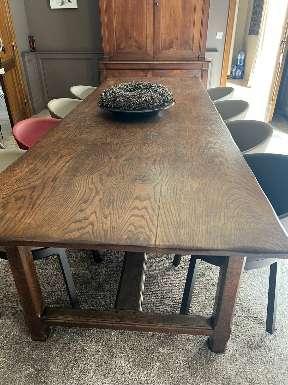 Grote boerentafel, Enlèvement