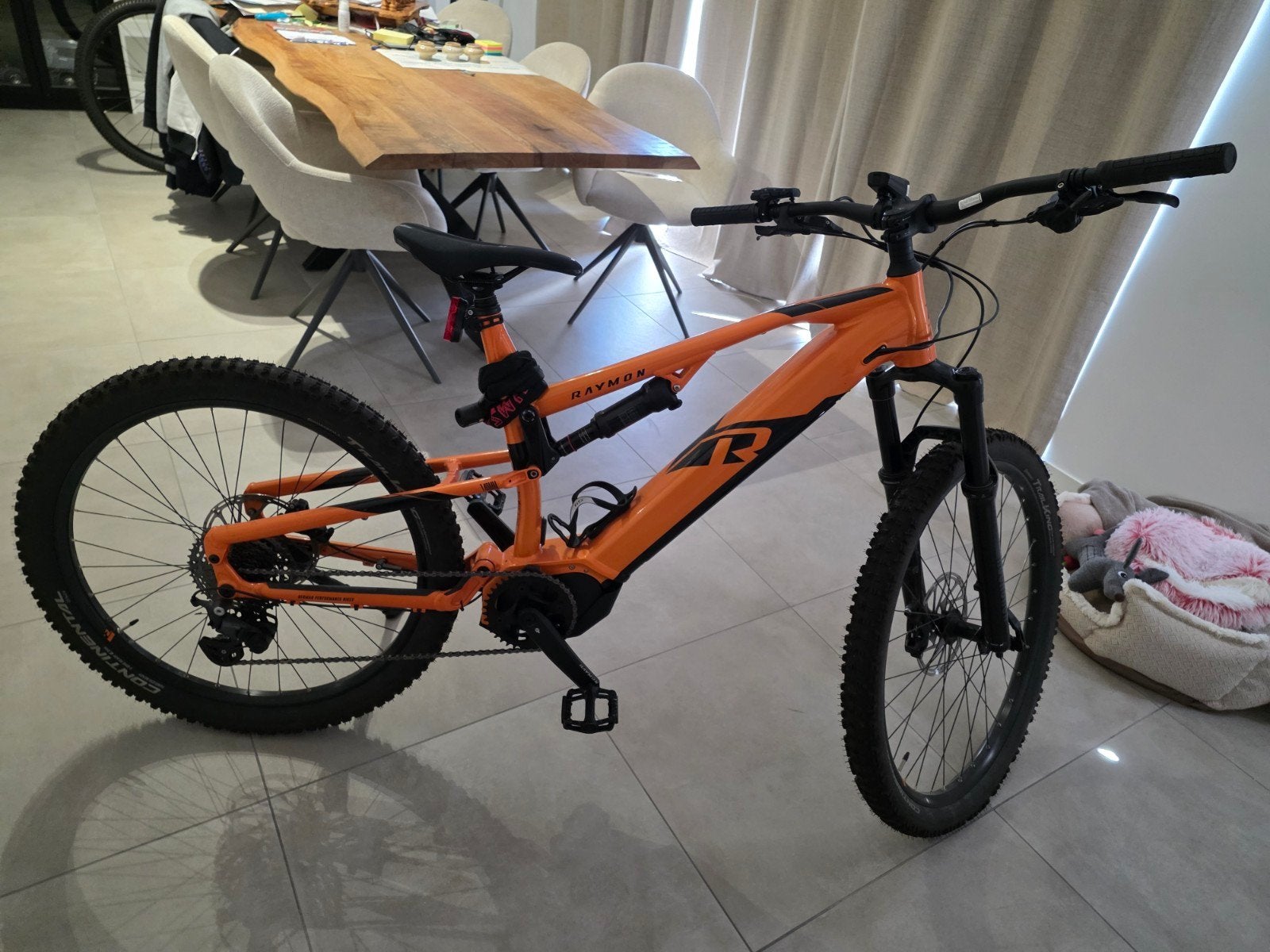 montain bike, Enlèvement