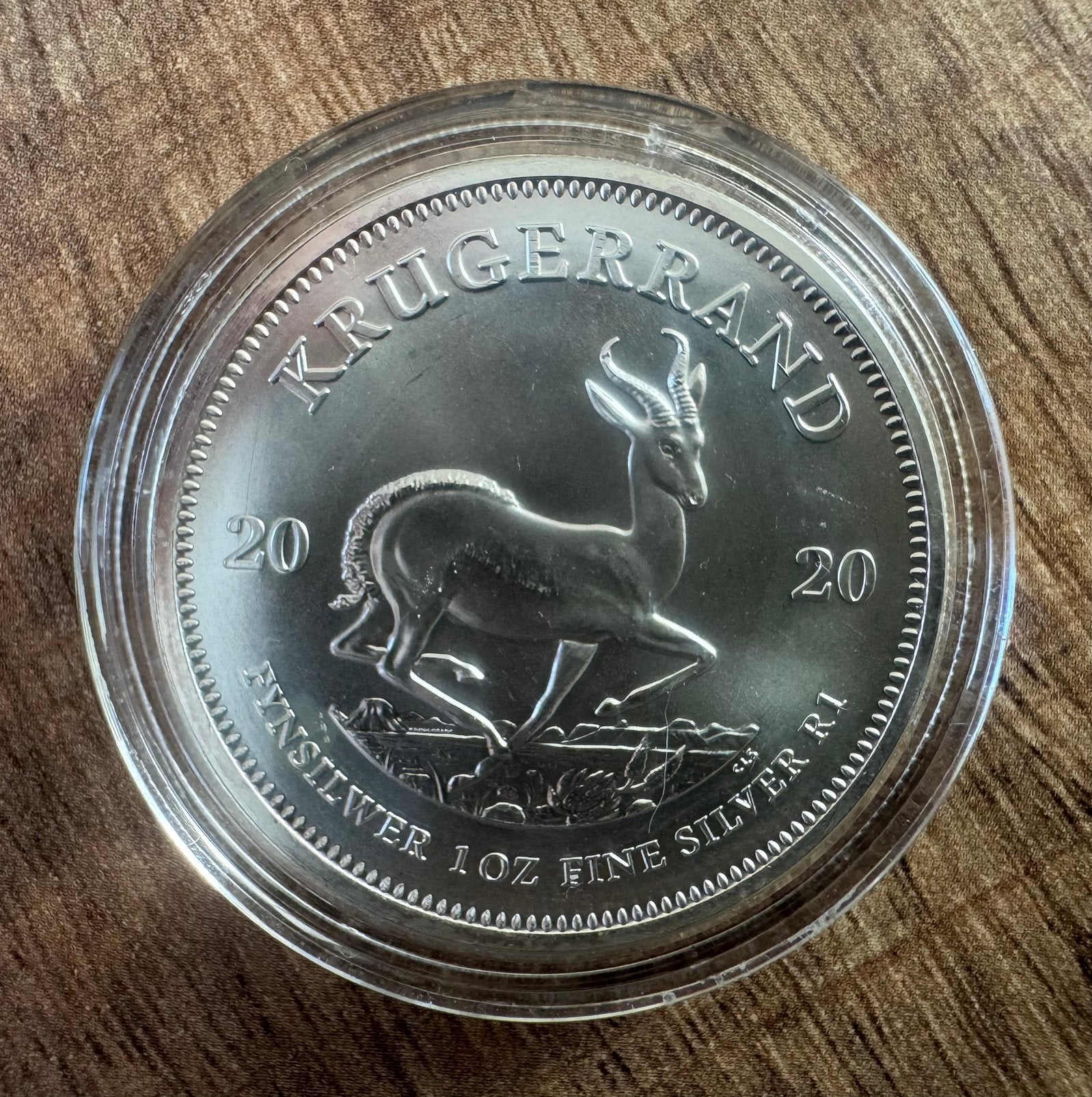 1oz zilveren Krugerrand 2020, Verzenden, Zilver