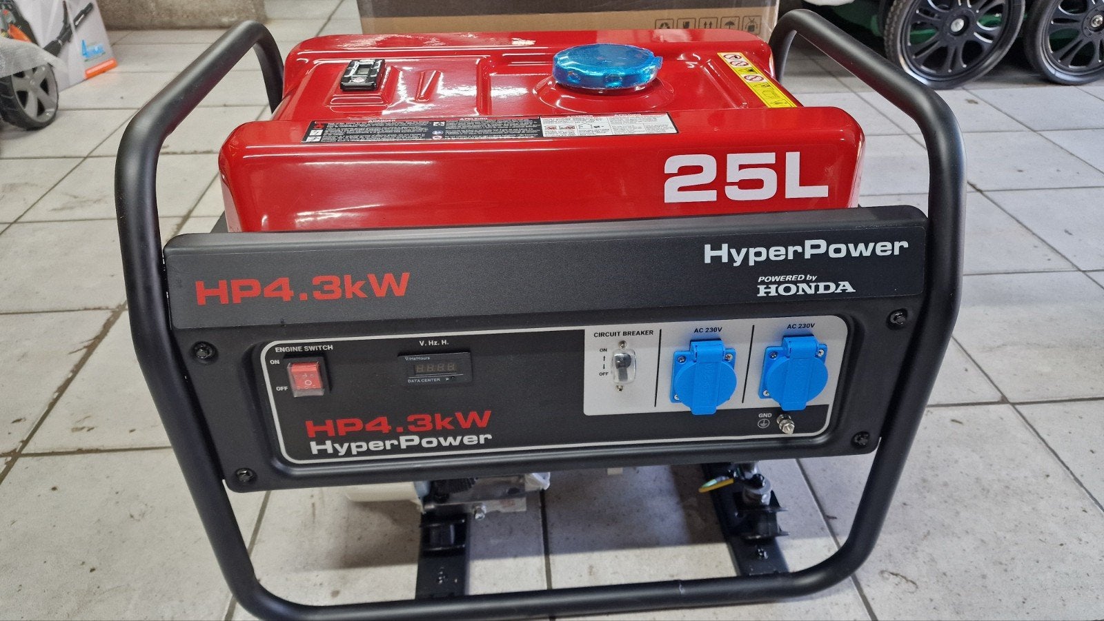 Honda stroomgroep,generator,agregaat.4,3kw, Bricolage & Construction, Générateurs, Enlèvement