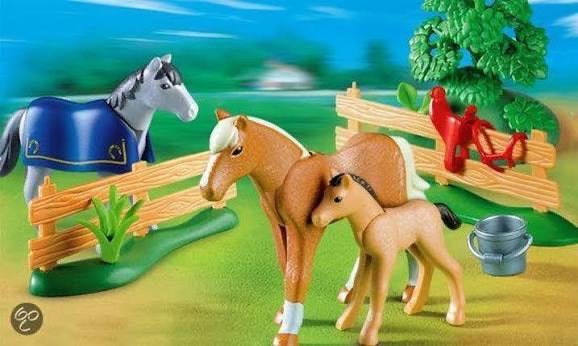 Playmobil 4188 merrie met veulen, Ophalen of Verzenden, Zo goed als nieuw
