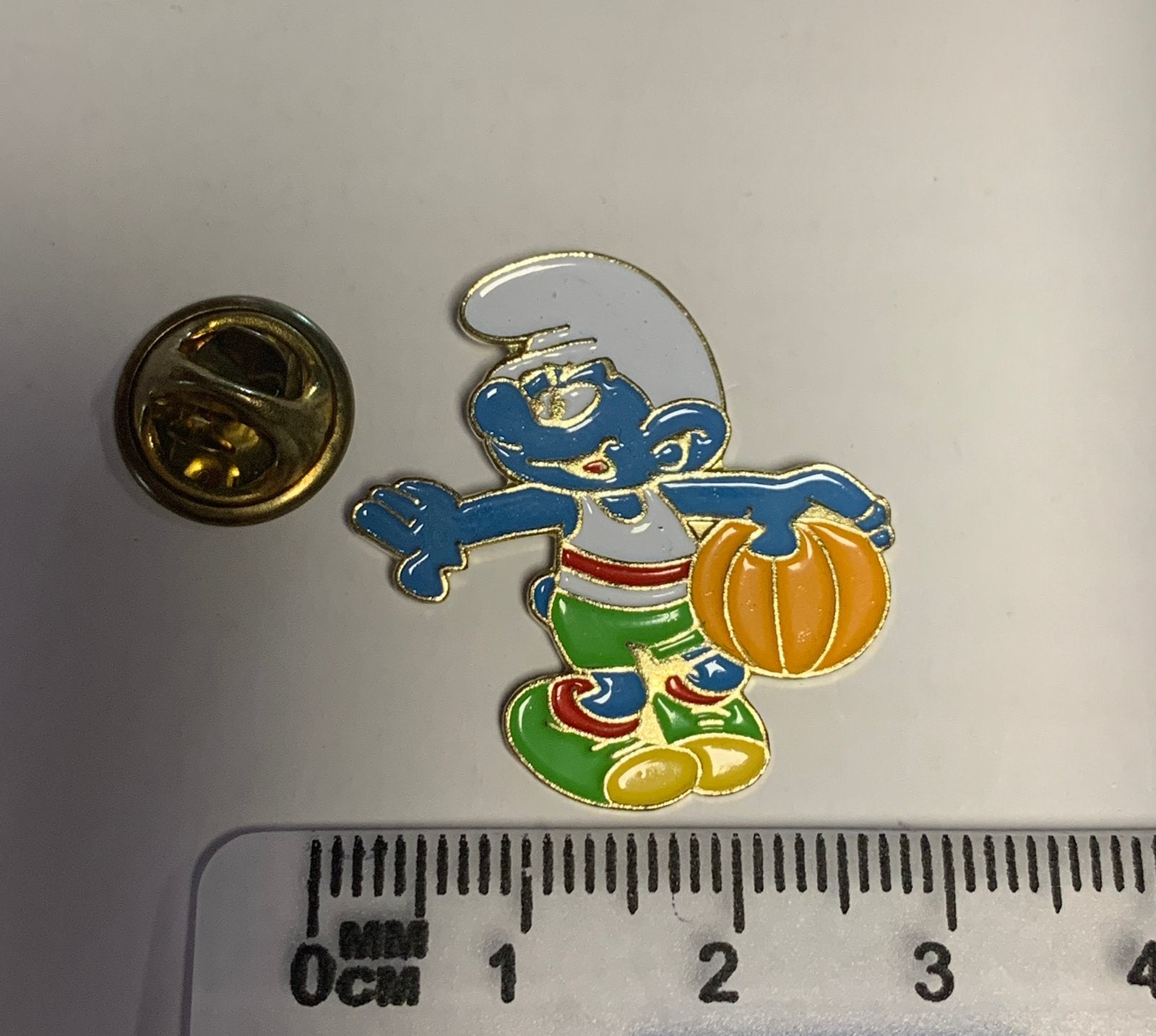 Pin’s Schtroumpfs Basketteur, Handtassen en Accessoires, Bedels, Ophalen of Verzenden, Zo goed als nieuw