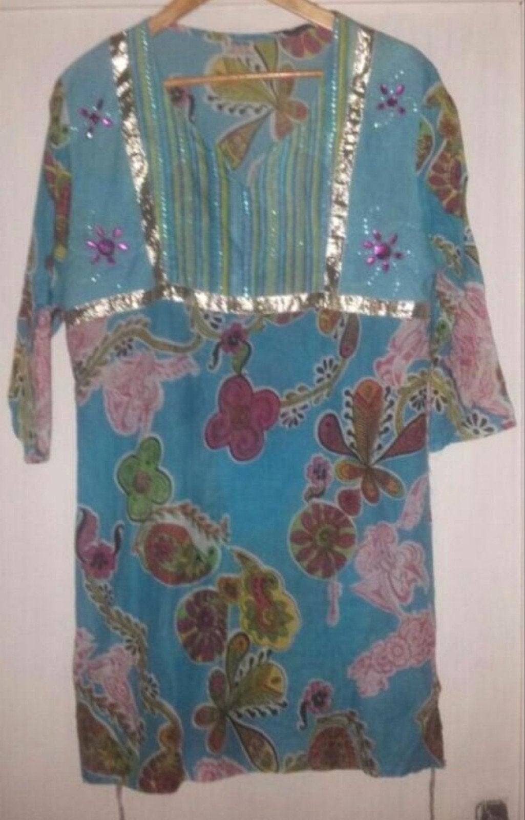 Prachtige tuniek large India., Kleding | Dames, Gelegenheidskleding, Ophalen of Verzenden, Zo goed als nieuw, Maat 42/44 (L), Overige typen
