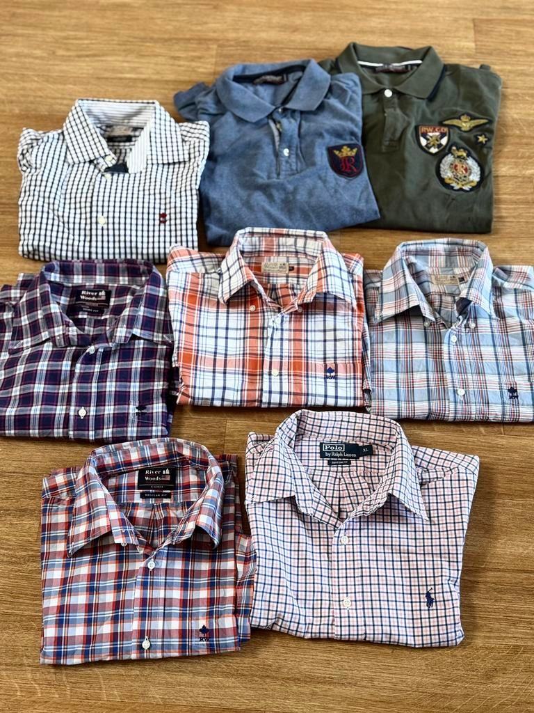 Lot de chemise et polo river wood, Tour de cou 43/44 (XL), Autres couleurs, Enlèvement, Porté