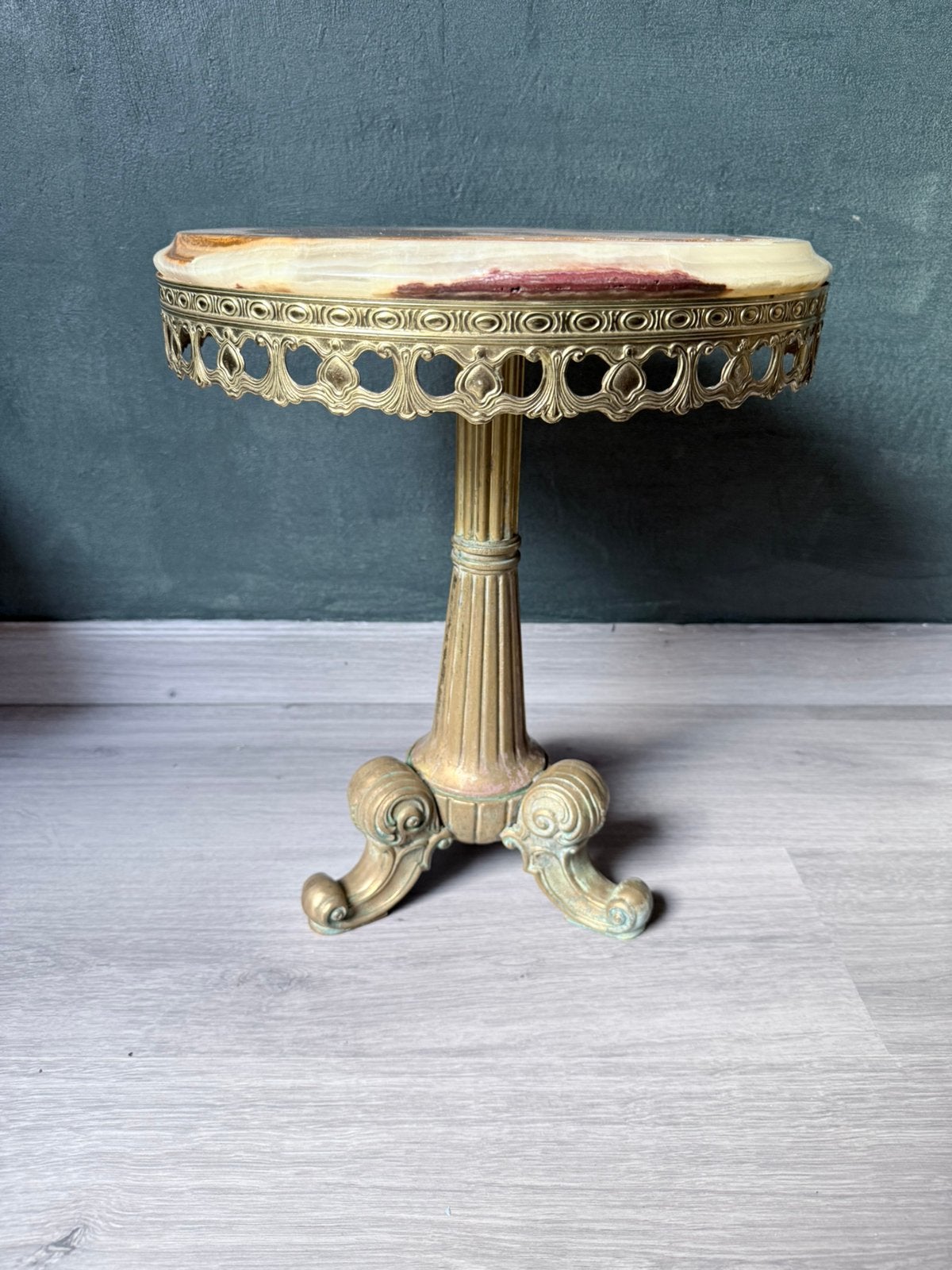 Vintage Onyx bijzettafel, Ophalen