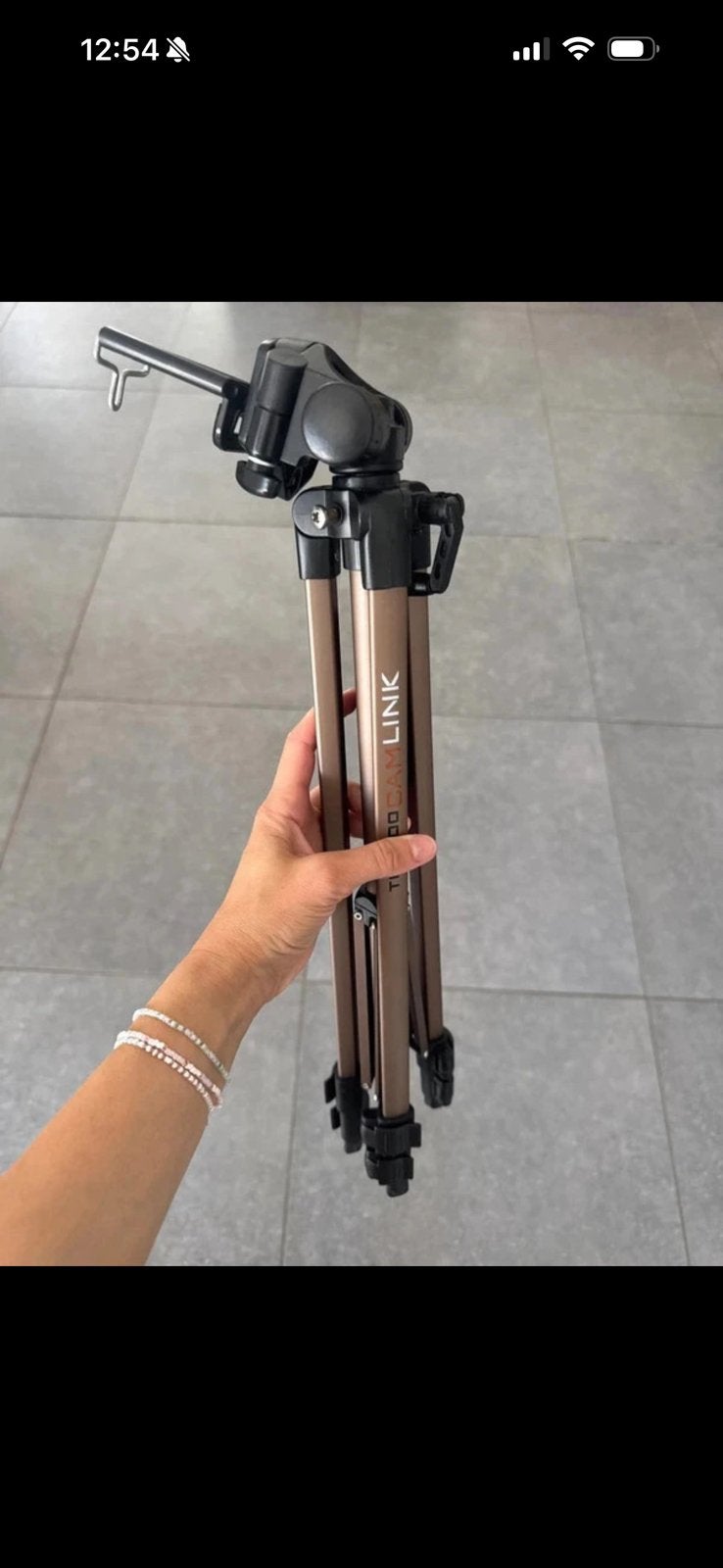 Camlink TP-1700 tripod, Audio, Tv en Foto, Fotografie | Statieven en Balhoofden, Ophalen, Zo goed als nieuw, Driepoot