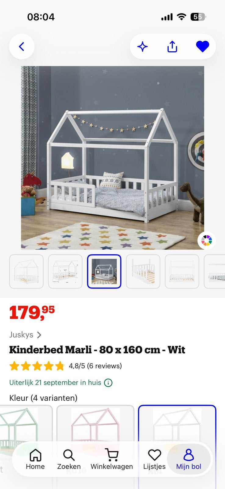 Bed cabane te koop in Ciplet, Ophalen, Zo goed als nieuw