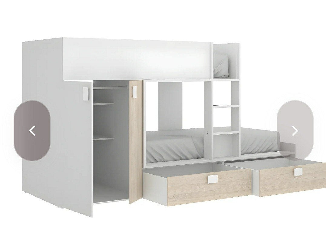 stappelbed, Ophalen, Zo goed als nieuw, Stapelbed