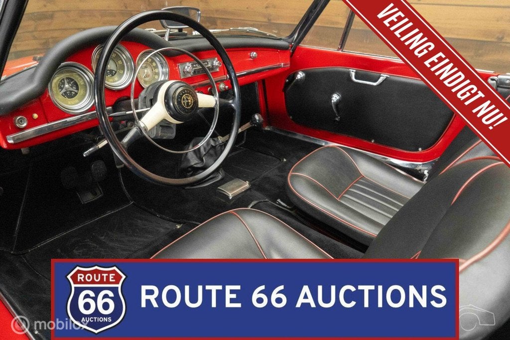 Alfa Romeo Giulietta Spider | 1961 | Route 66 Auctions, Autos, Achat, Entreprise, Boîte manuelle, Autre carrosserie