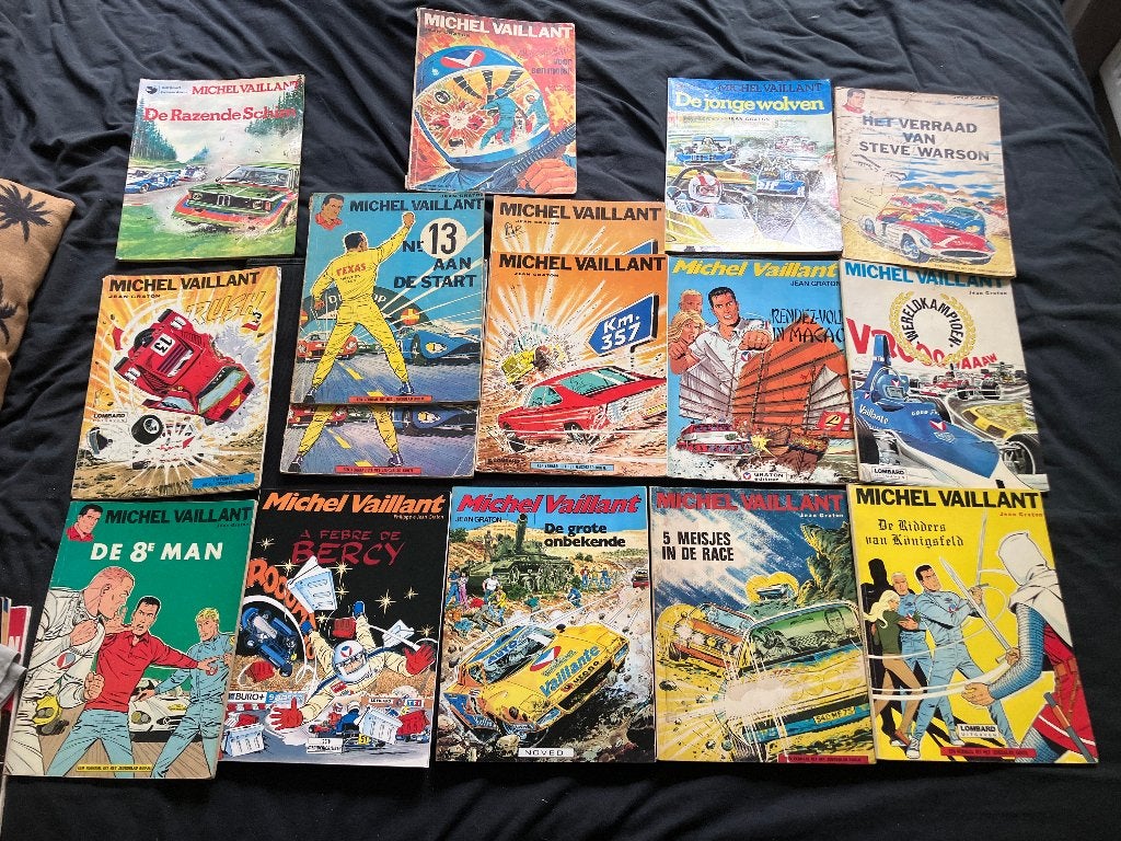 michel vaillant meerdere strips los te koop of in lot, Boeken, Gelezen, Jean Graton, Ophalen of Verzenden, Meerdere stripboeken