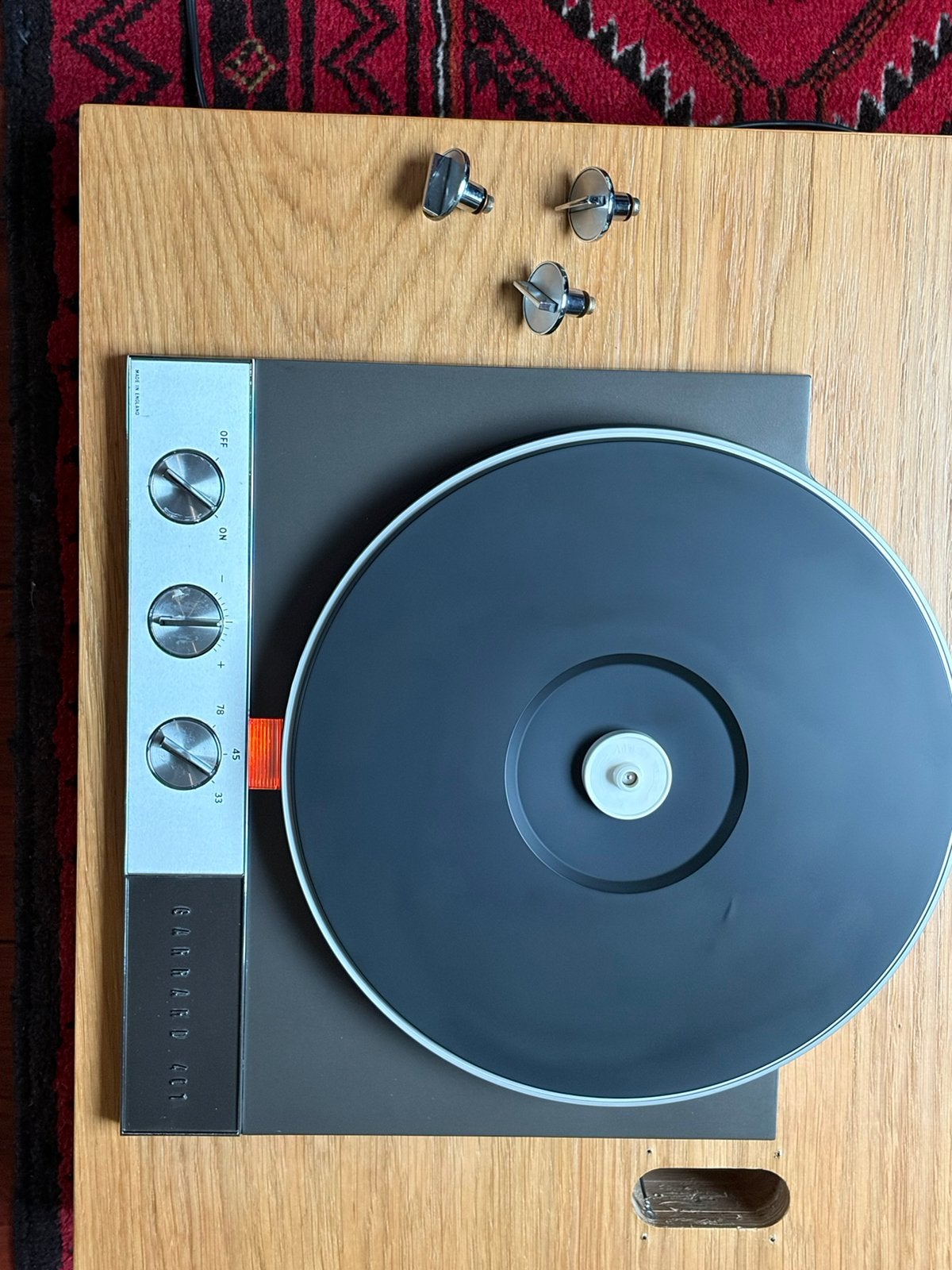 Garrard 401  in mooie staat, Pitch-regelaar, Zo goed als nieuw, Platenspeler, Ophalen