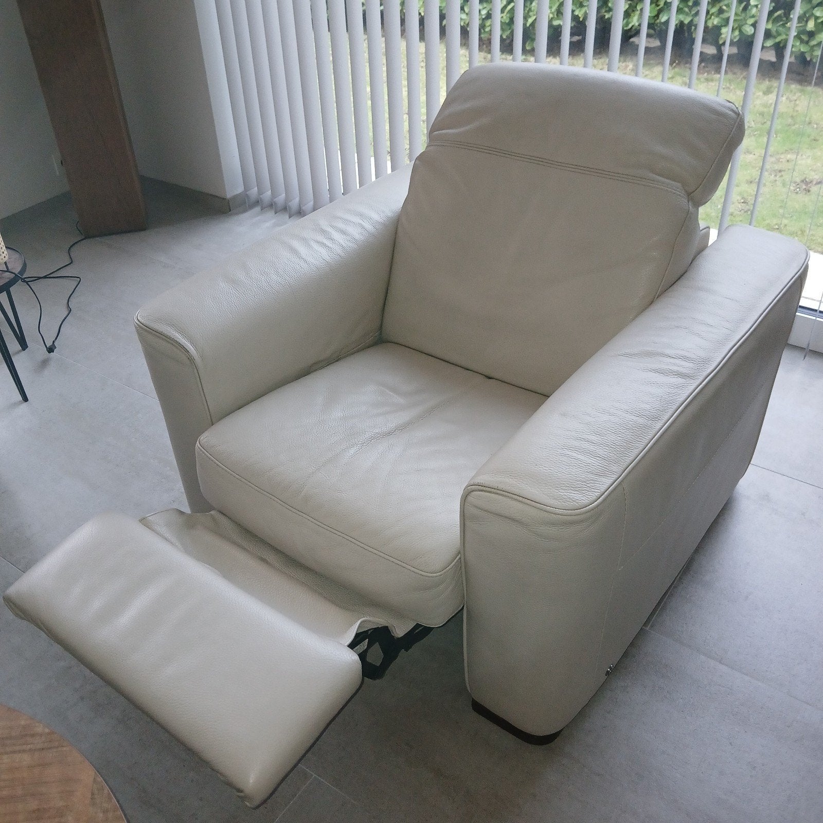 Lederen salon merk Natuzzi, Ophalen