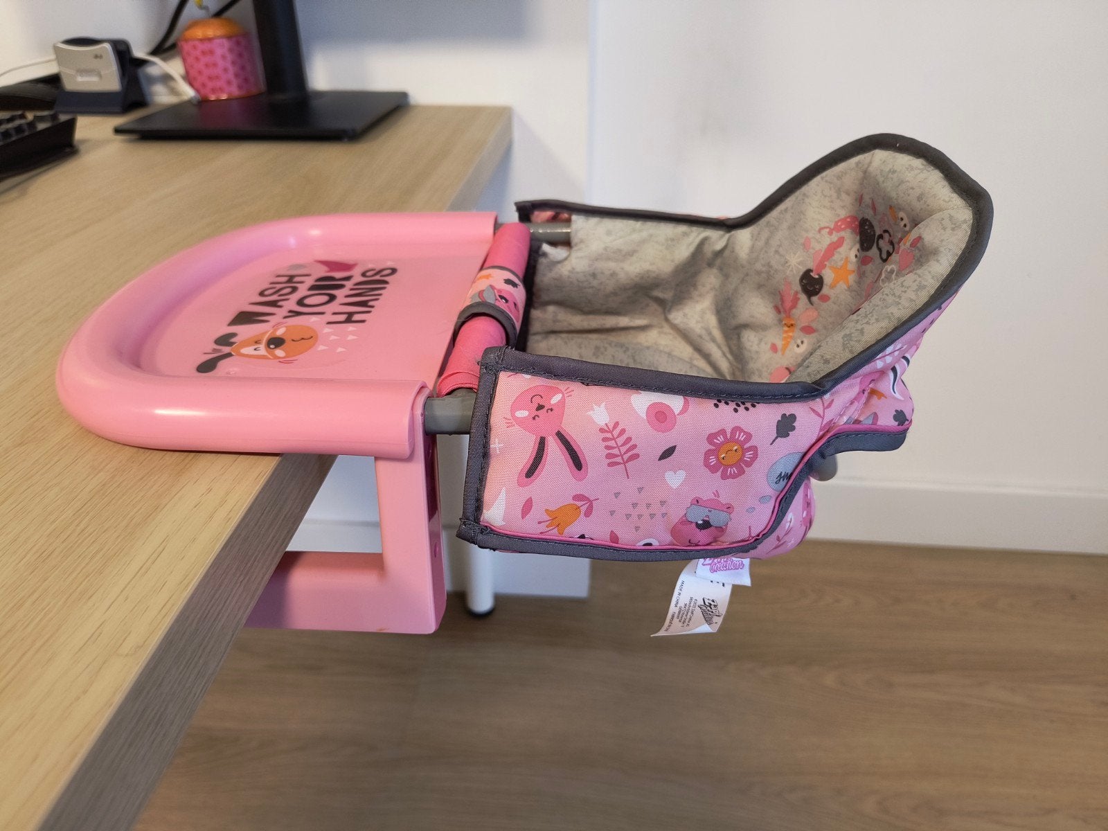 Baby Born Poppenstoeltje om aan tafel te bevestigen, Ophalen, Gebruikt, Babypop