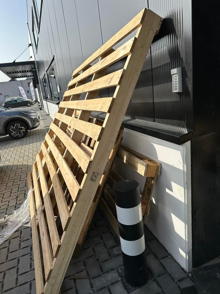 Paletten ophalen gratis Wilrijk, Doe-het-zelf en Bouw, Hout en Planken, Ophalen, Zo goed als nieuw