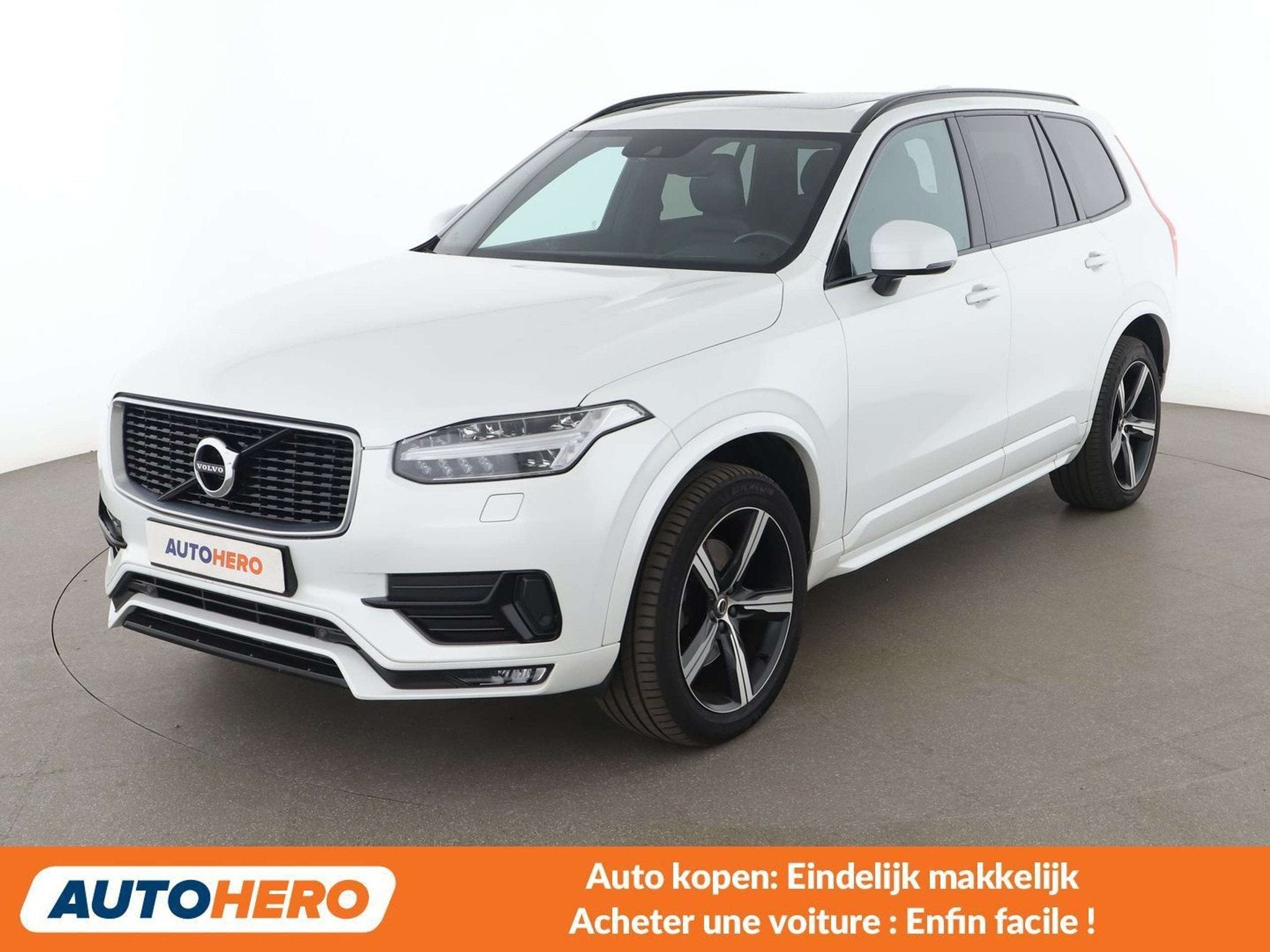 Volvo XC90 2.0 D5 R-Design AWD (automatique), Autos, Volvo, XC90, Euro 6, Noir, 2171 kg