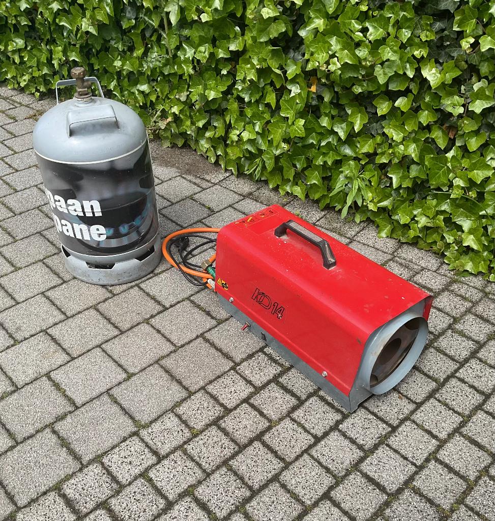 Warmeluchtkanon met gasfles, Ophalen, Zo goed als nieuw, Overige typen