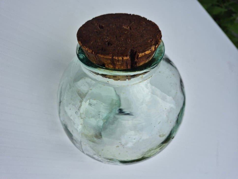 Vintage snoepenpot, Ophalen of Verzenden, Groen