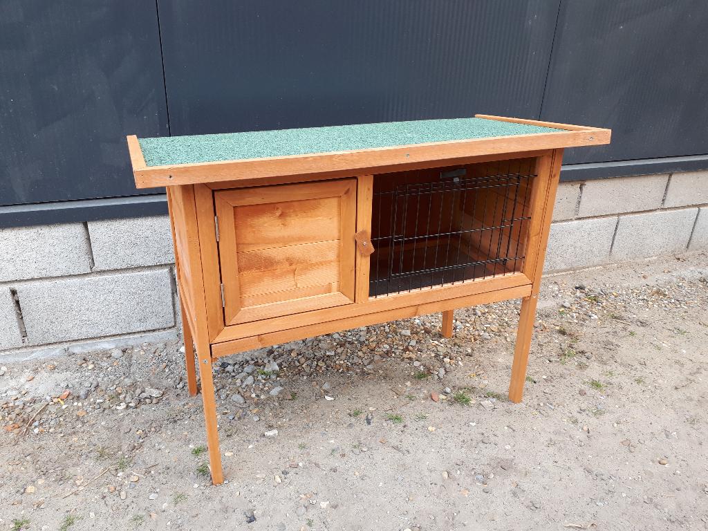 nieuw konijnenhok op poten, Ophalen, Nieuw