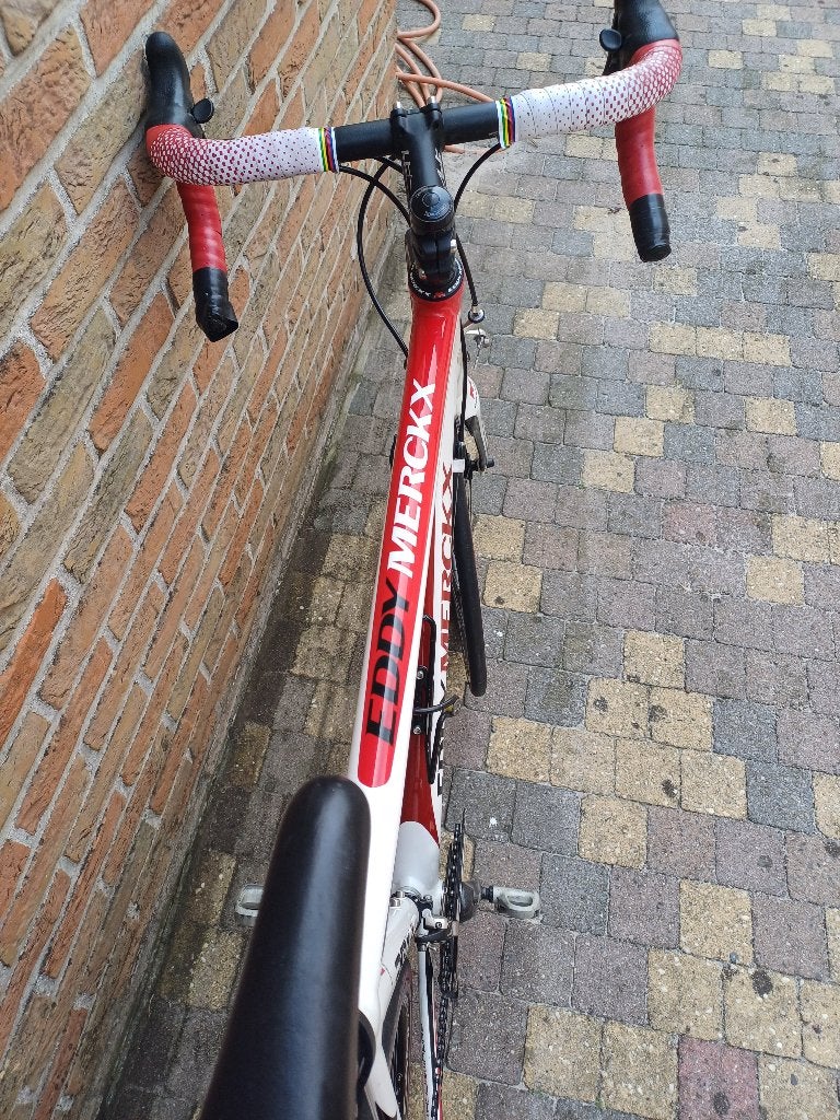 koersfiets Eddy Merckx, Fietsen en Brommers, 28 inch, Aluminium, Zo goed als nieuw, Meer dan 20 versnellingen